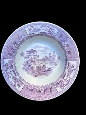 Vintage Syracuse Mulberry Transferware Bowl Restaurant ware Cottagecore Farm